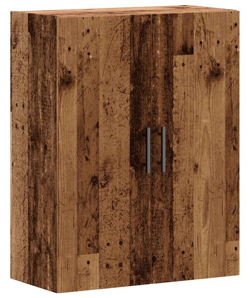 Antik fa színű fali szekrény 69,5 x 34 x 90 cm