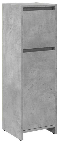 Betonszürke forgácslap fürdőszobaszekrény 30 x 30 x 95 cm