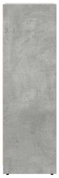 Betonszürke forgácslap fürdőszobaszekrény 30 x 30 x 95 cm