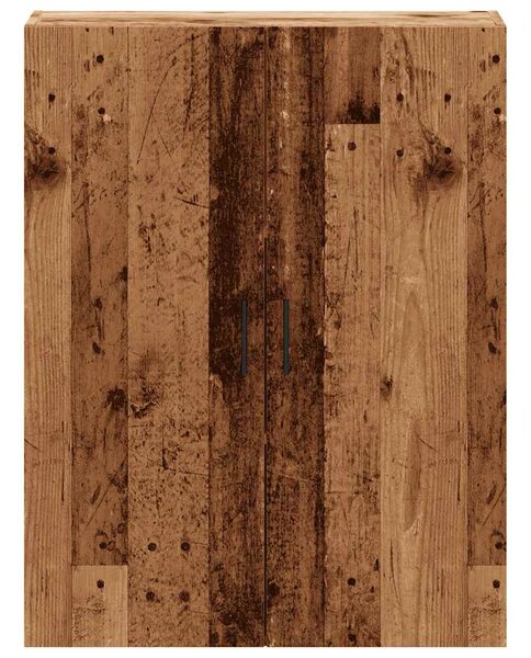 Antik fa színű fali szekrény 69,5 x 34 x 90 cm