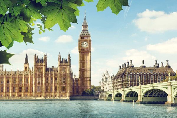 Nem szőtt fotótapéta big ben 375 x 250 cm