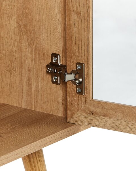 Vitrin ALBANY 150 cm Világosbarna