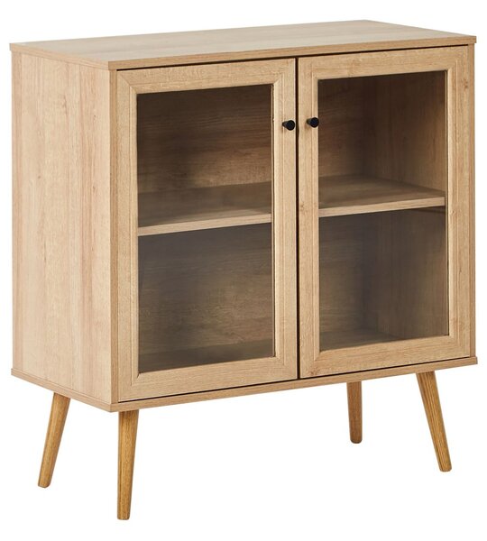 Vitrin ALBANY 80 cm Világosbarna