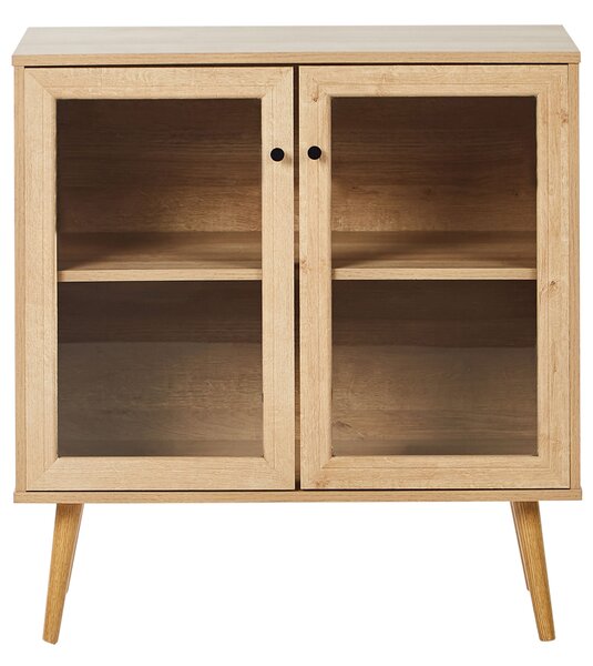 Vitrin ALBANY 80 cm Világosbarna