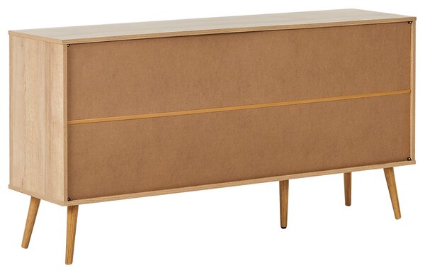 Vitrin ALBANY 150 cm Világosbarna