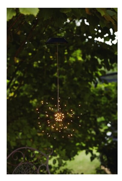 Firework kültéri napelemes LED lámpa, fehér diódák, magasság 50 cm - Star Trading