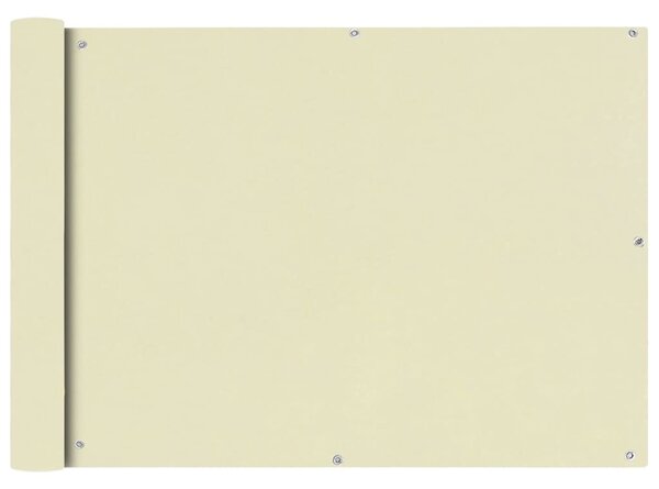75x600 cm krém Oxfrod szövetű erkély ablak sötétítő