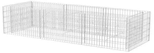 Acél gabion magaságyás 270 x 90 x 50 cm
