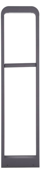 Lindby LED-es útvilágítás Darko, 80 cm, szürke, fém, IP54, Alu / szürke / cink, Alumínium, Modern