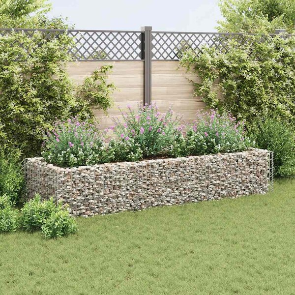 Acél gabion magaságyás 270 x 90 x 50 cm