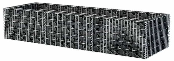 Acél gabion magaságyás 270 x 90 x 50 cm