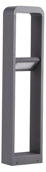 Lindby LED-es útvilágítás Darko, 80 cm, szürke, fém, IP54, Alu / szürke / cink, Alumínium, Modern