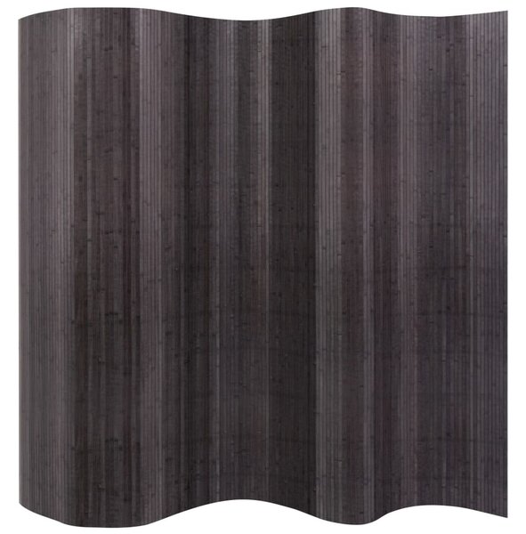 Szürke bambusz paraván 250 x 165 cm
