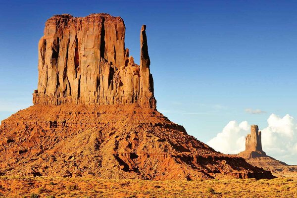 Nem szőtt fotótapéta egyedülálló monument valley 375 x 250 cm
