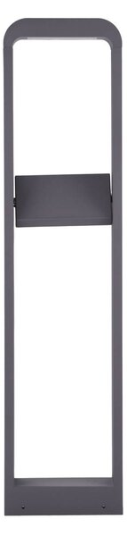 Lindby LED-es útvilágítás Darko, 100cm, szürke, fém, IP54, Alu / szürke / cink, Alumínium, Modern