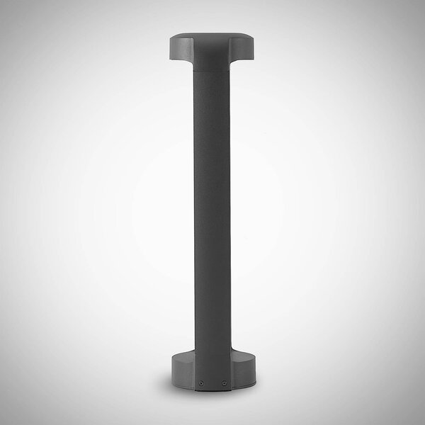 Lucande Habsa LED lábazati lámpa, magasság 50 cm, Fekete, Alumínium, Modern
