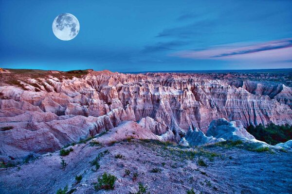 Nem szőtt fotótapéta badlands nemzeti park 375 x 250 cm