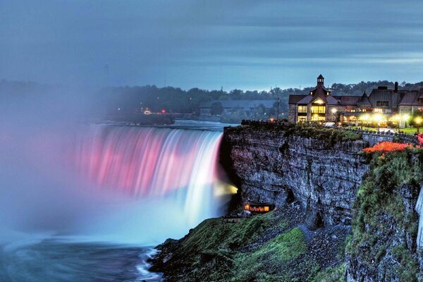 Nem szőtt fotótapéta niagara-vízesés, ontario 375 x 250 cm
