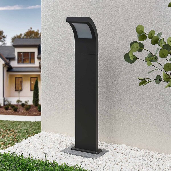 Arcchio Advik LED-es kivetítő, 100 cm, antracit, fém, IP65, Fekete, Alumínium, Modern