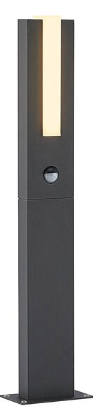 Lucande Virgalia LED-es kivetítő lámpa, mozgásérzékelő, 65 cm, IP54, Fekete, Alumínium, Modern