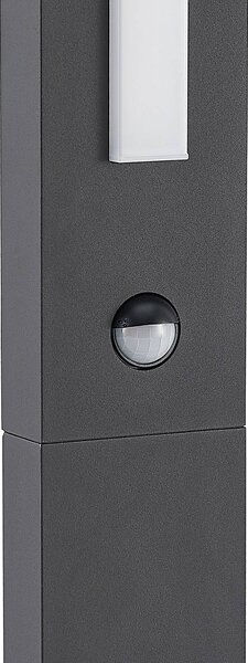 Lucande Virgalia LED-es kivetítő lámpa, mozgásérzékelő, 65 cm, IP54, Fekete, Alumínium, Modern