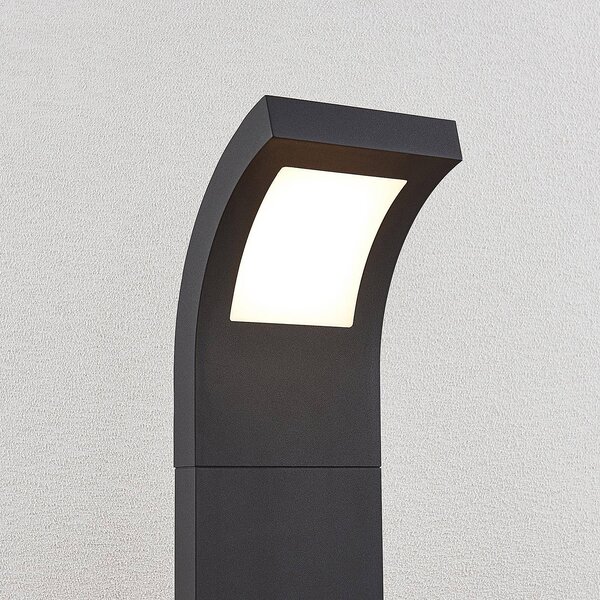 Arcchio Advik LED-es kivetítő, 100 cm, antracit, fém, IP65, Fekete, Alumínium, Modern