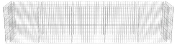 Horganyozott acél gabion magaságyás 450 x 90 x 100 cm