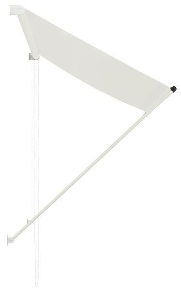 Feltekerhető krémszínű napellenző 150 x 150 cm