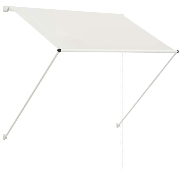 Feltekerhető krémszínű napellenző 150 x 150 cm