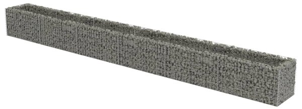 Horganyzott acél gabion magaságyás 540 x 50 x 50 cm