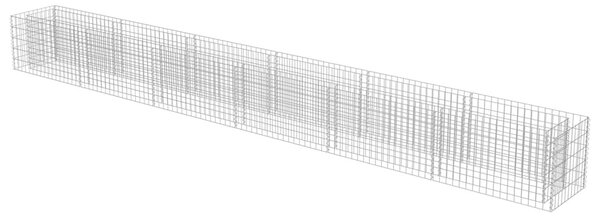 Horganyzott acél gabion magaságyás 540 x 50 x 50 cm