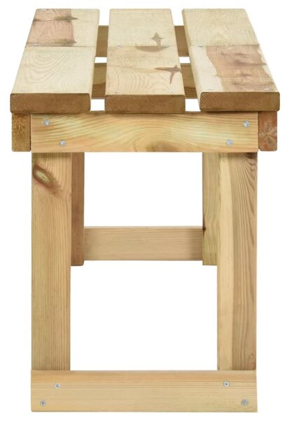 Impregnált fenyőfa kerti pad 140 cm