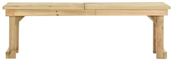 Impregnált fenyőfa kerti pad 140 cm