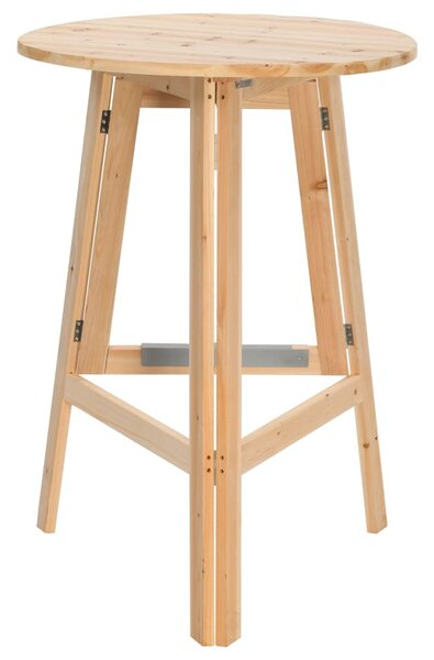 Összecsukható fenyőfa bárasztal 78 cm