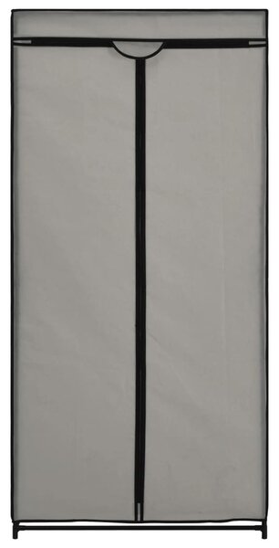 Szürke ruhásszekrény 75 x 50 x 160 cm