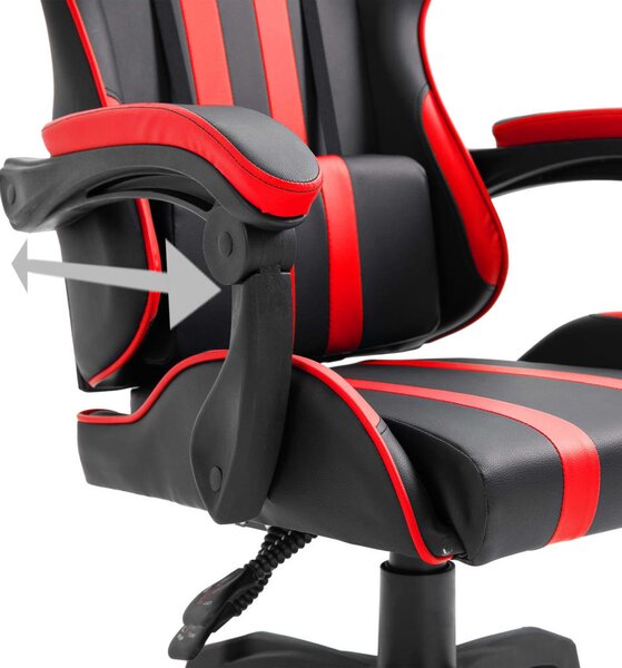Piros műbőr gamer szék