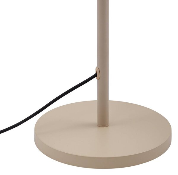 Lucande Jaimy teraszlámpa, bézs, fém, 150 cm, E27, Krém / borostyánsárga, Műanyag, Modern