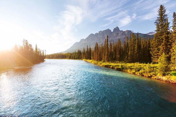 Nem szőtt fotótapéta castle mountain, kanada 375 x 250 cm