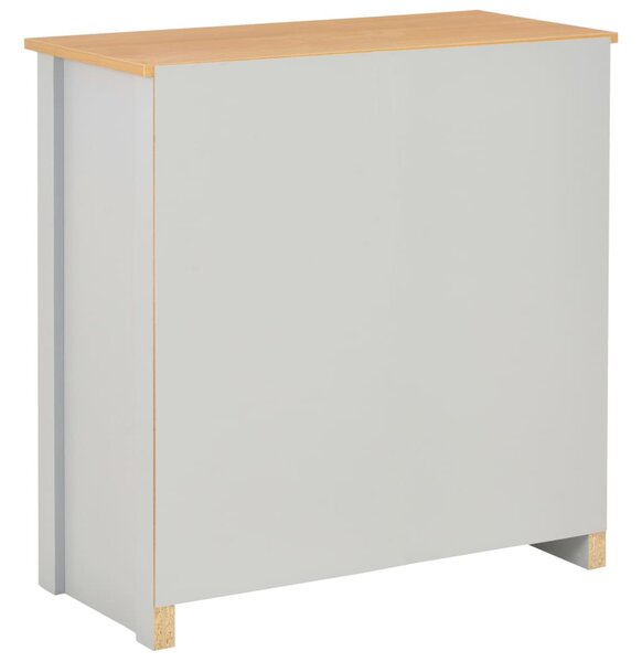 Szürke komód 79 x 35 x 81 cm