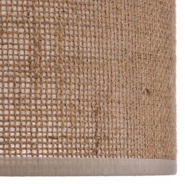 TK Lighting Juta fali világítás, 1 izzós, dimmelhető, Nappali / Étkező, Textil / szövet / selyem
