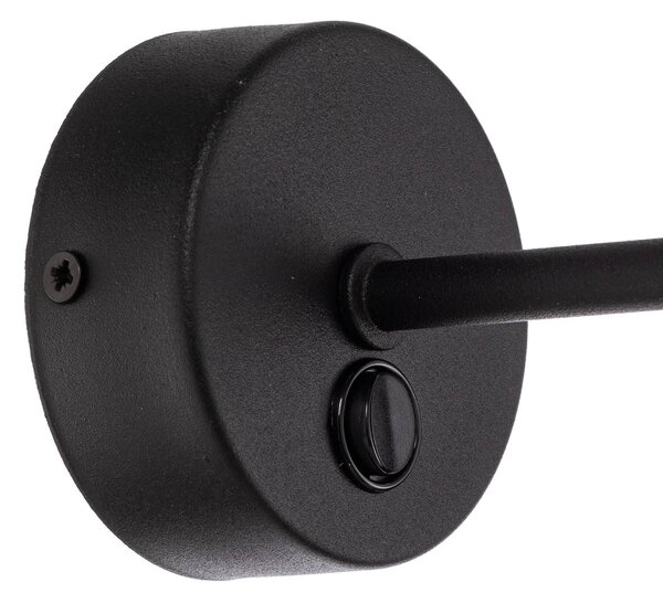 TK Lighting Juta fali világítás, 1 izzós, dimmelhető, Nappali / Étkező, Textil / szövet / selyem