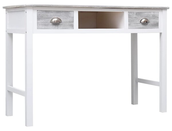 Szürke fa íróasztal 110 x 45 x 76 cm