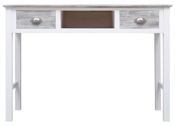 Szürke fa íróasztal 110 x 45 x 76 cm