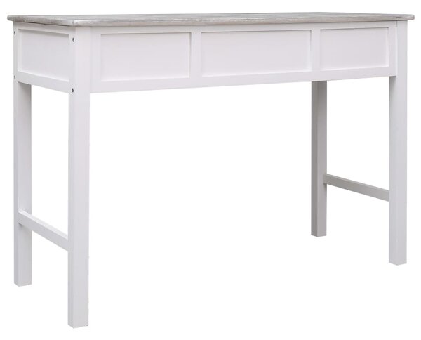 Szürke fa íróasztal 110 x 45 x 76 cm