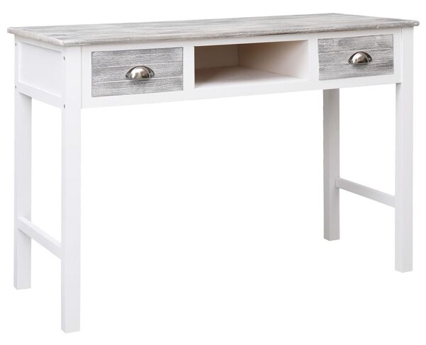 Szürke fa íróasztal 110 x 45 x 76 cm
