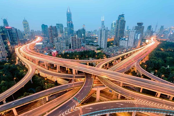 Nem szőtt fotótapéta shanghai 375 x 250 cm