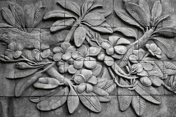 Nem szőtt fotótapéta thai stílusban 375 x 250 cm