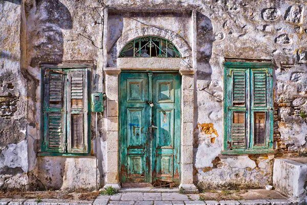 Nem szőtt fotótapéta régi ház, symi 375 x 250 cm