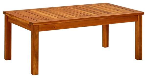 Tömör akácfa kerti dohányzóasztal 90 x 50 x 36 cm (316400)