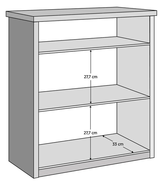 Komód, antracit/cremona tölgy, ADAPO ADP04